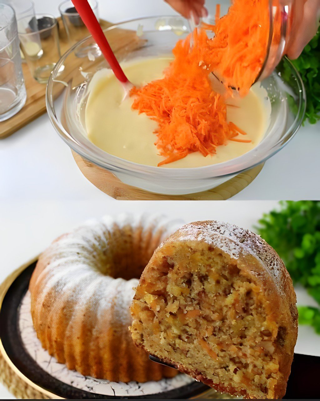 🥕 Saftiger Karottenkuchen