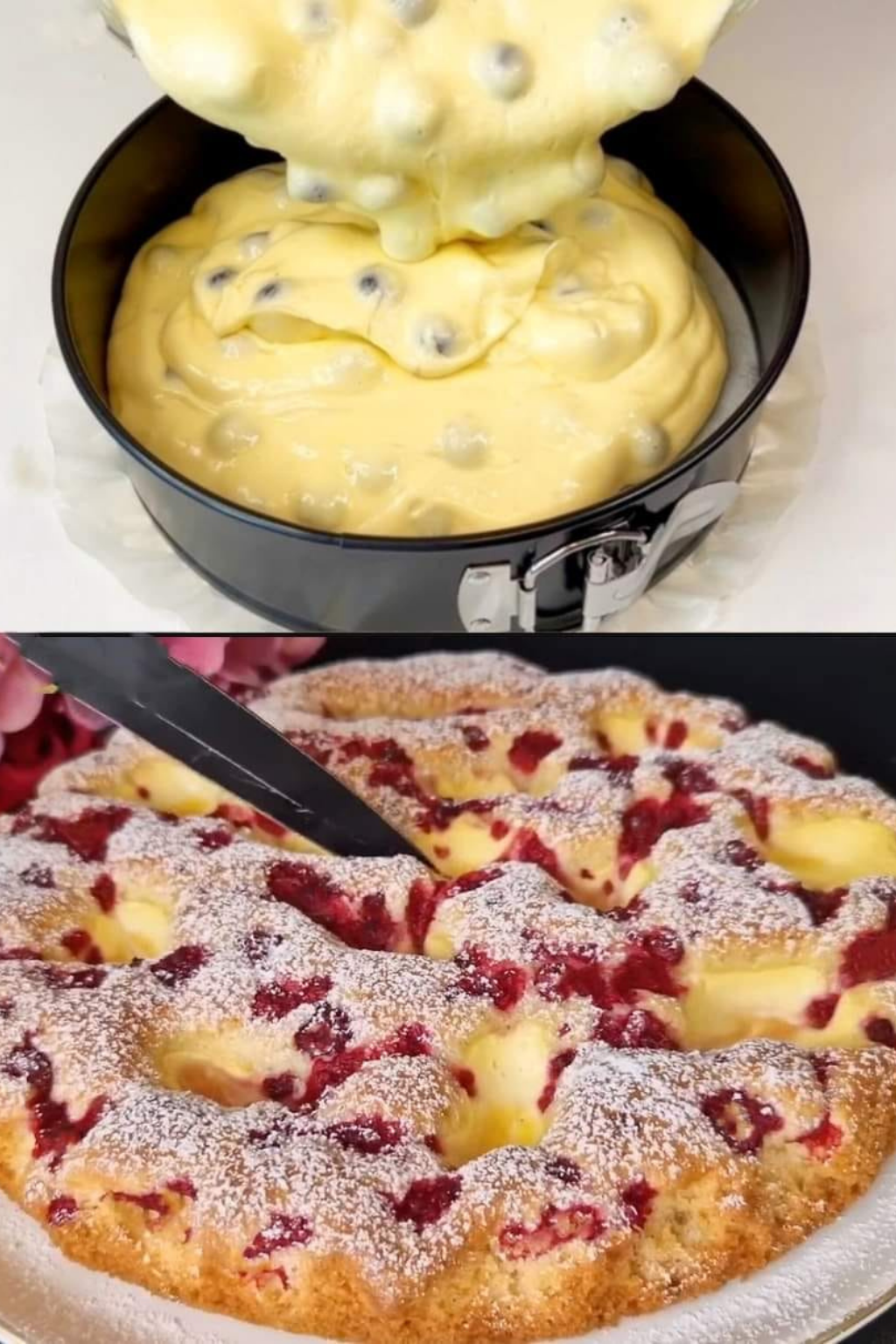 Blitz-Kirschkuchen mit Vanillepudding: Cremig & Schnell