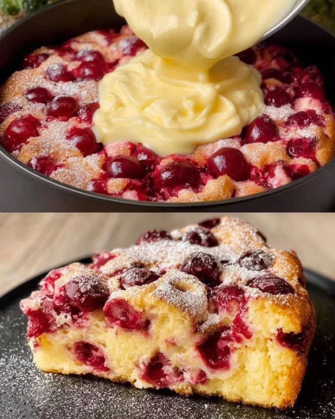 Blitz-Kirschkuchen mit Pudding: Schnell, saftig & einfach