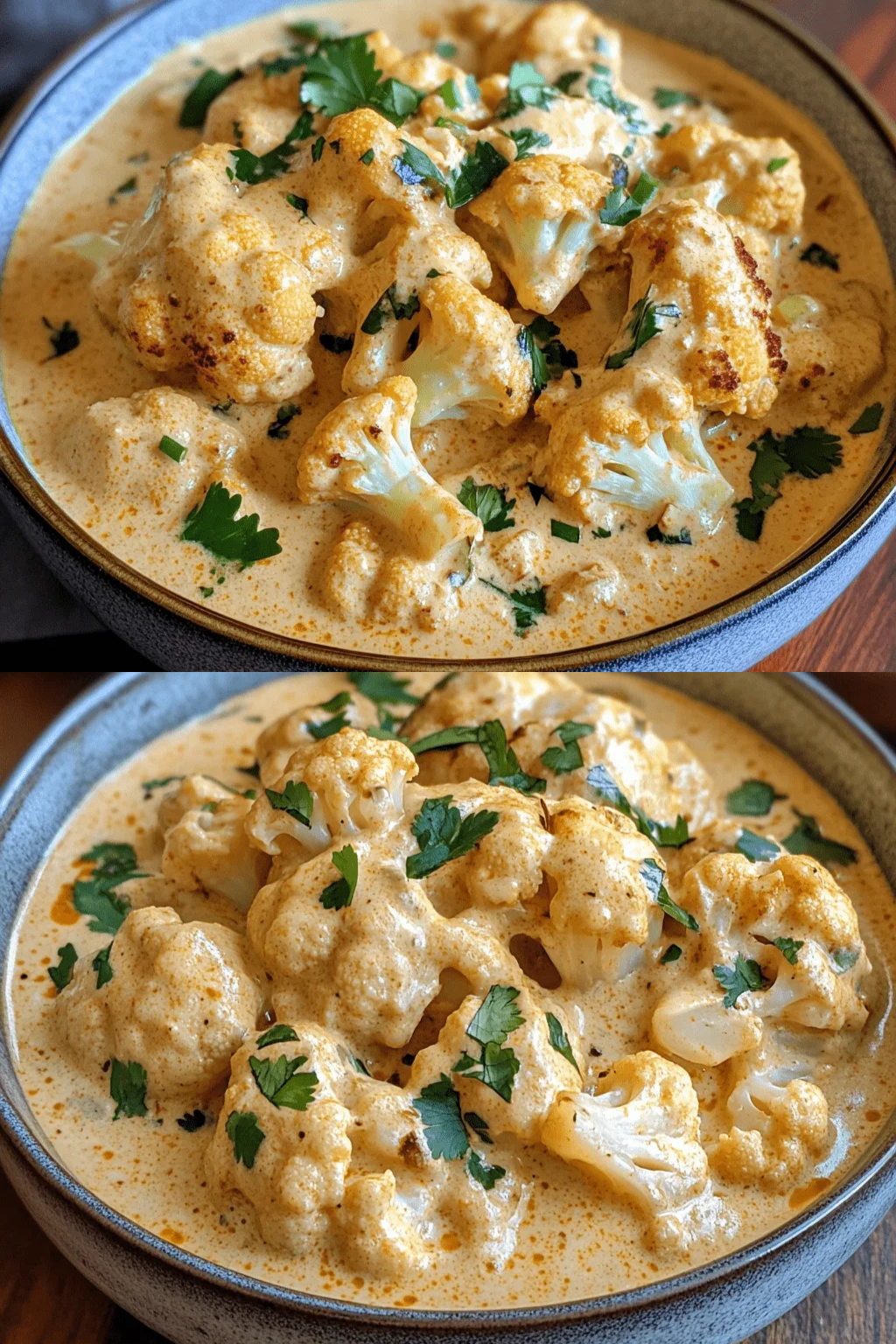 Cremiges Blumenkohl-Curry aus dem Ofen: Wenig Arbeit, viel Geschmack!