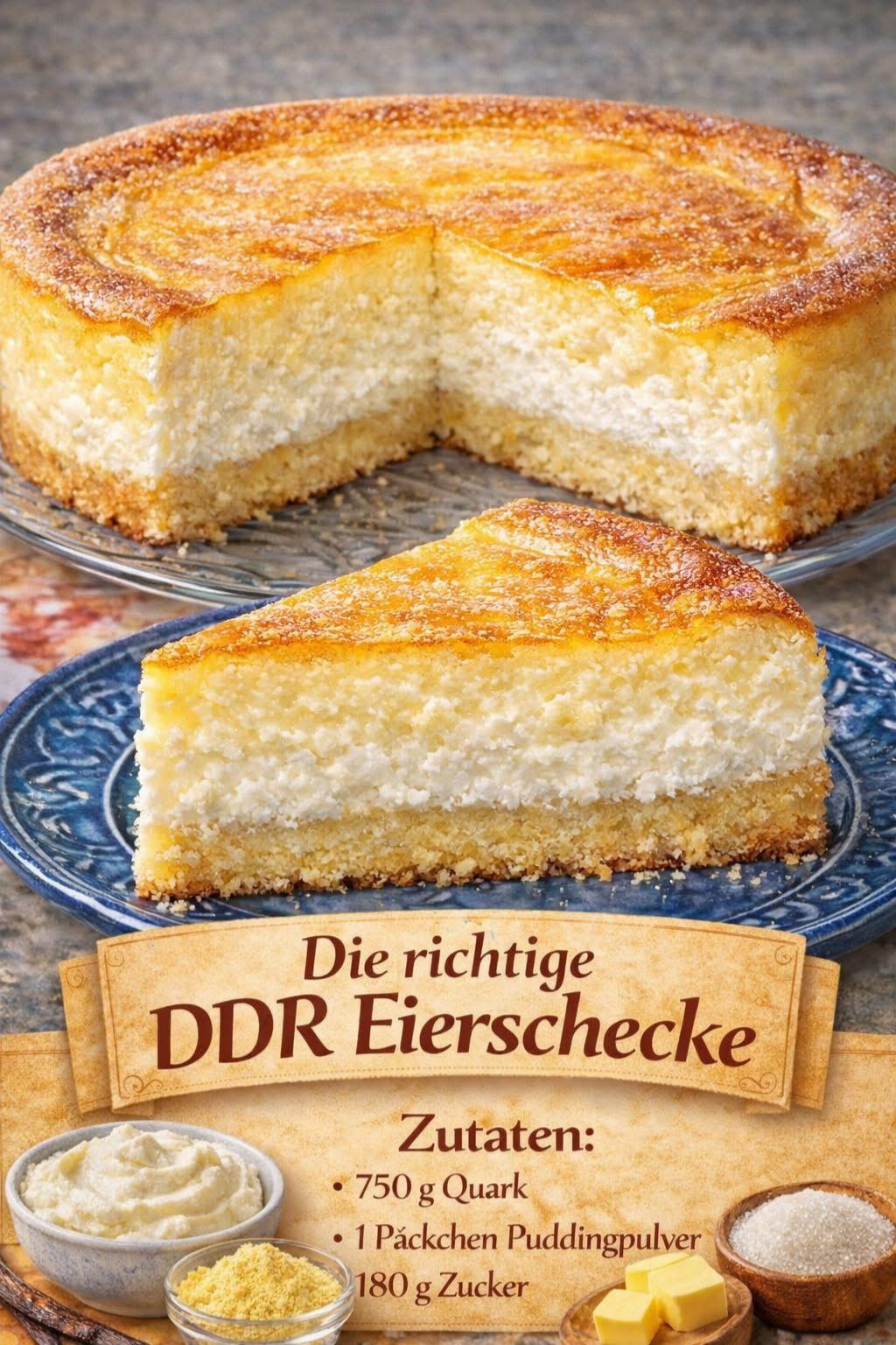 Klassische DDR Eierschecke: Das Originalrezept wie von Oma