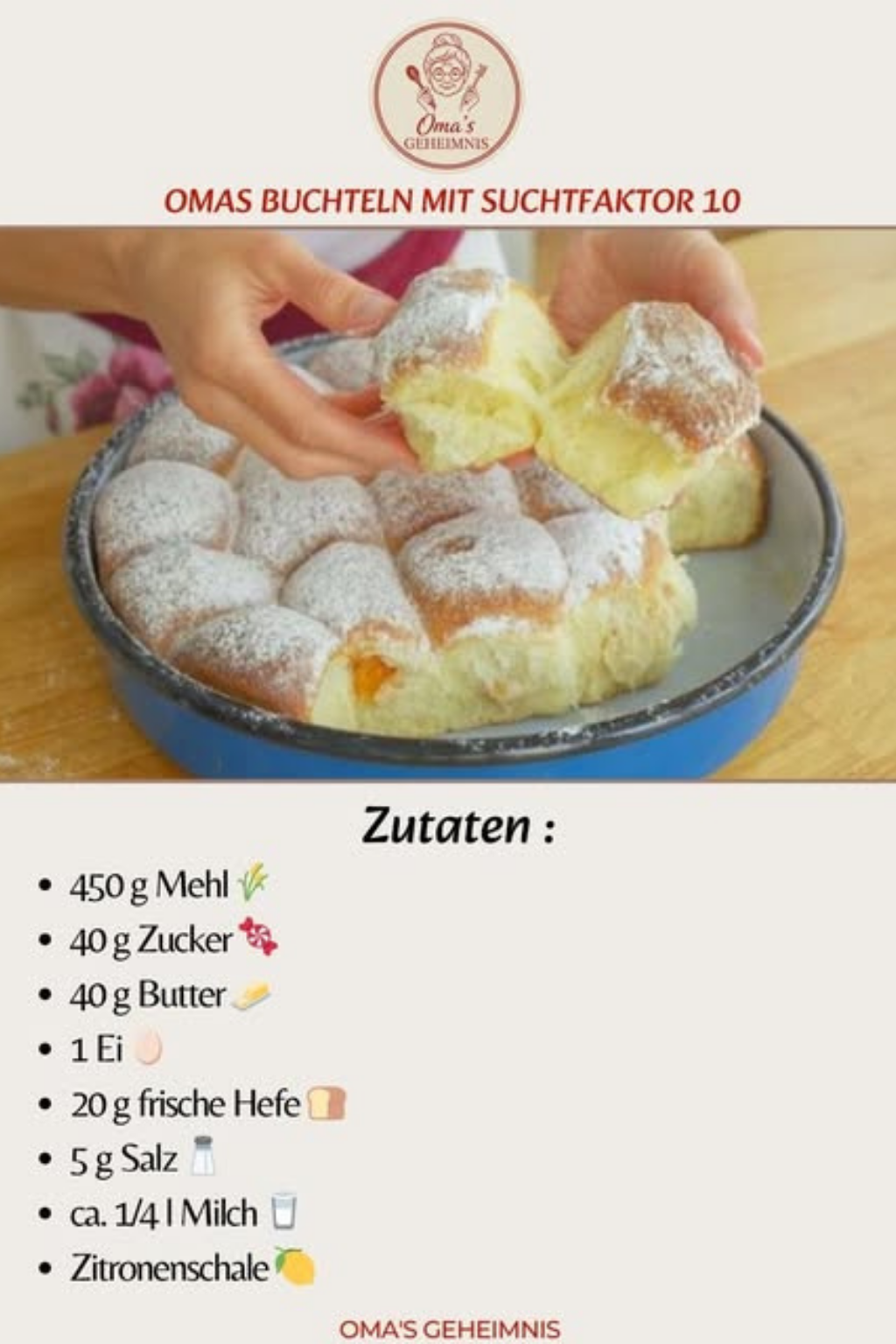 Omas Buchteln: Das Geheimrezept für fluffige Hefeklöße