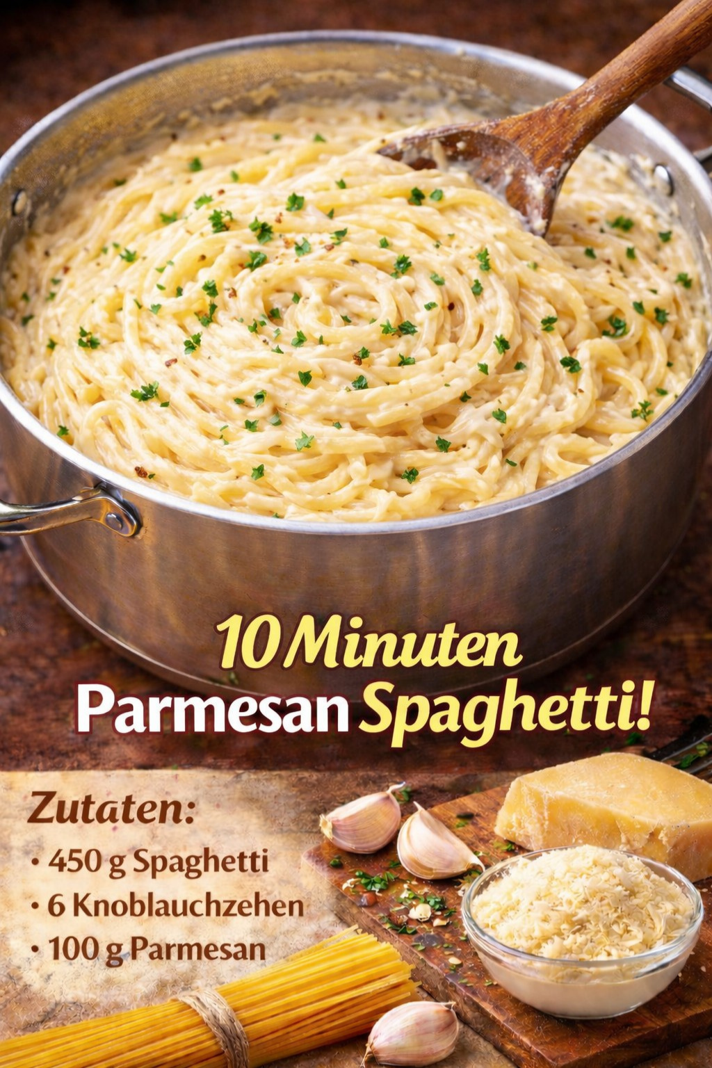10-Minuten-Spaghetti mit Knoblauch: Schnell, einfach & lecker