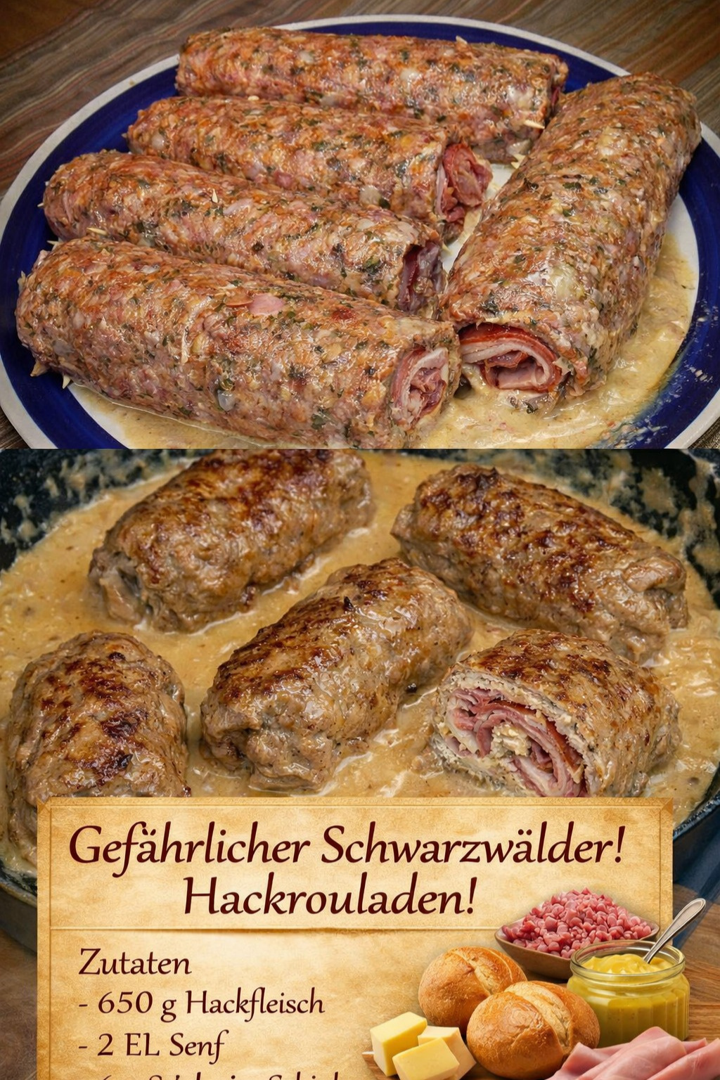 Schwarzwälder Hackrouladen: Ein herzhafter Klassiker für jeden Tag
