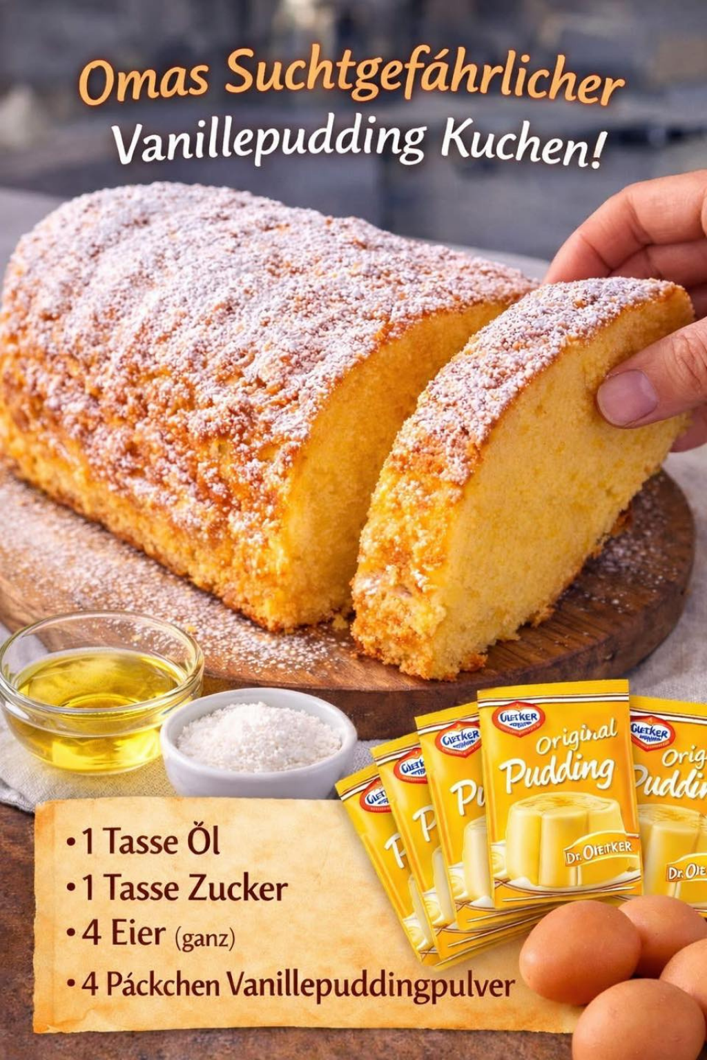 So cremig war noch kein Vanillepudding-Kuchen – Ein echter Gaumenschmaus