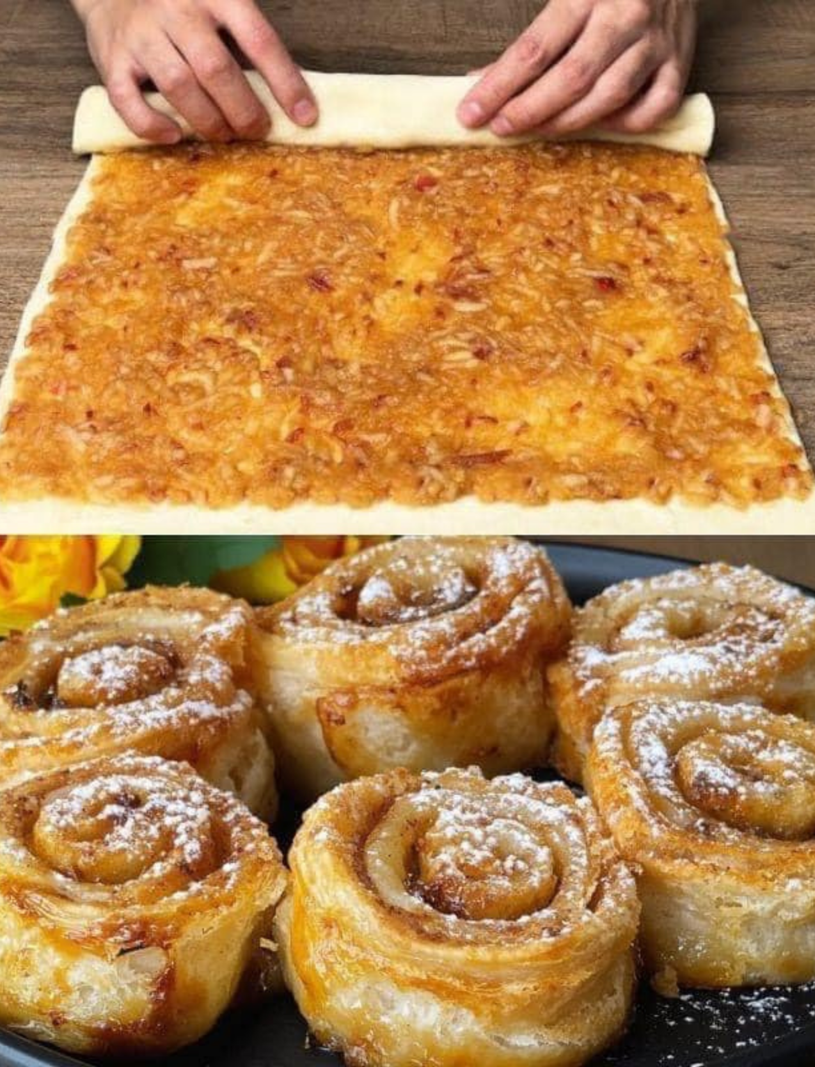 Apfel-Blätterteig-Rollen: In 10 Min. fertig vorbereitet!