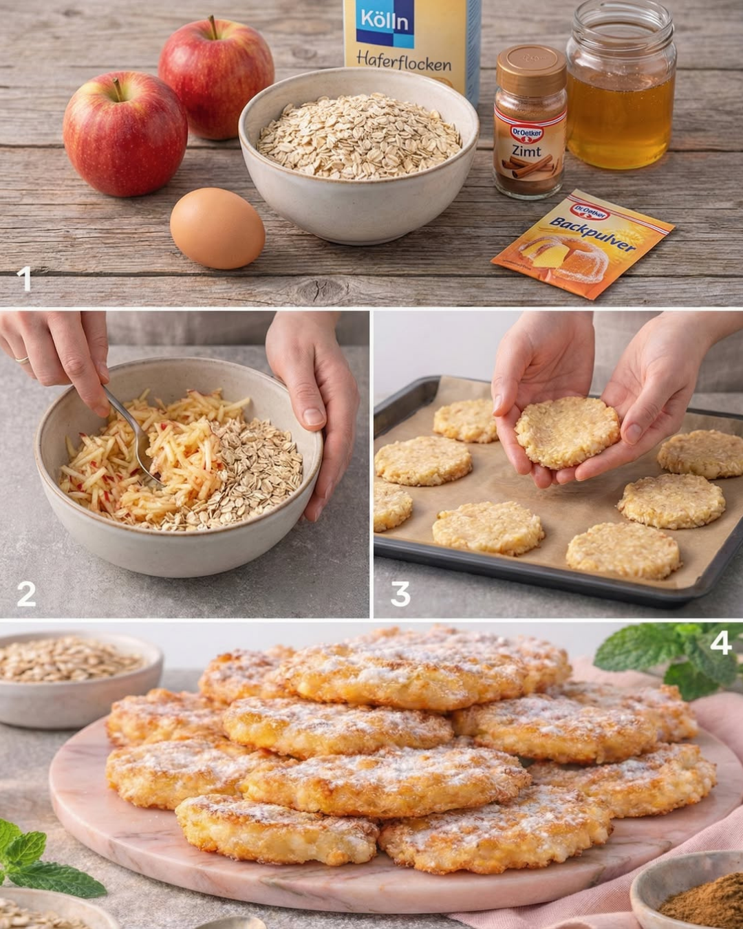 Apfelkekse ohne Mehl: Saftig, gesund & natürlich süß