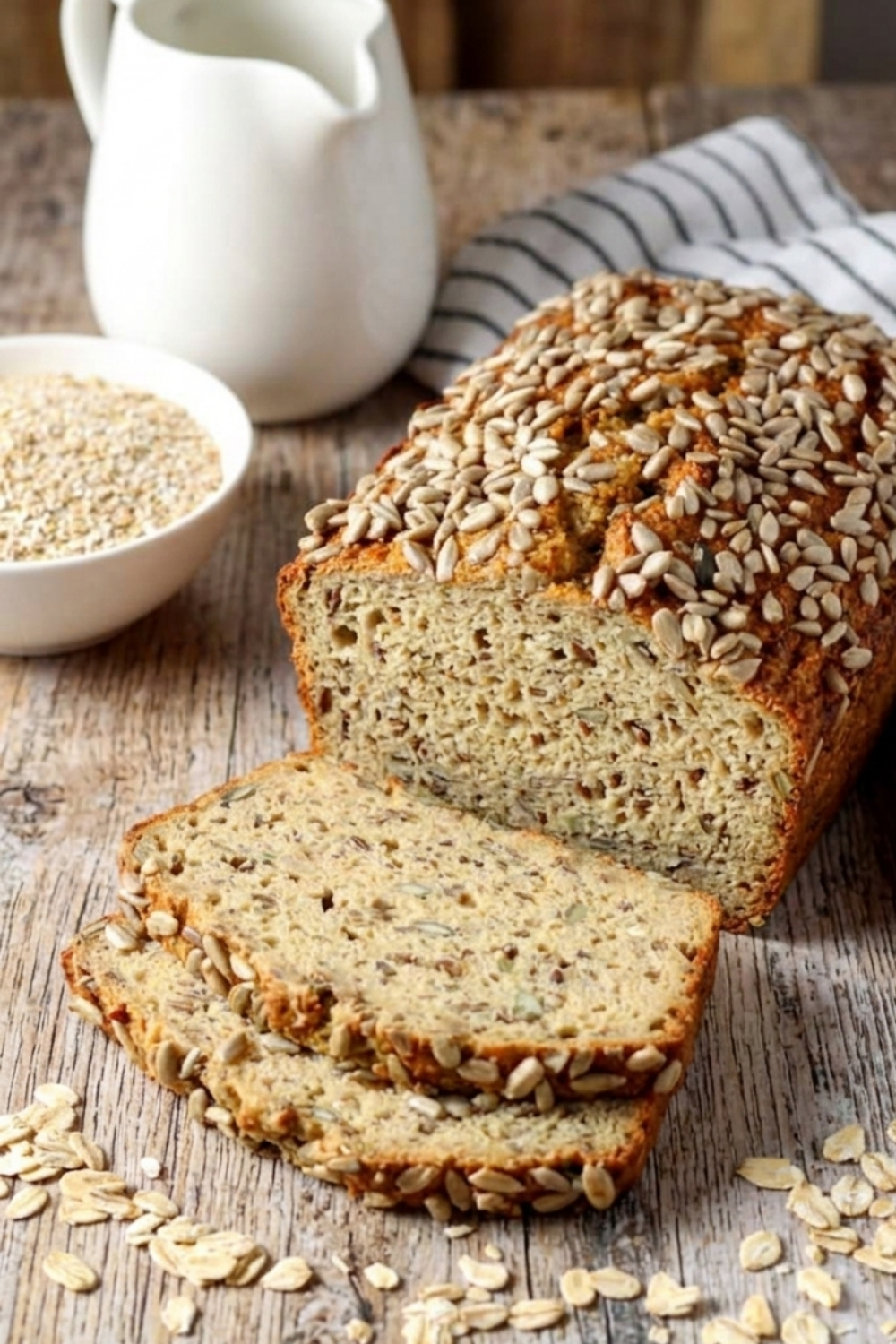 Eiweißbrot ohne Mehl Rezept: Saftig, gesund & proteinreich