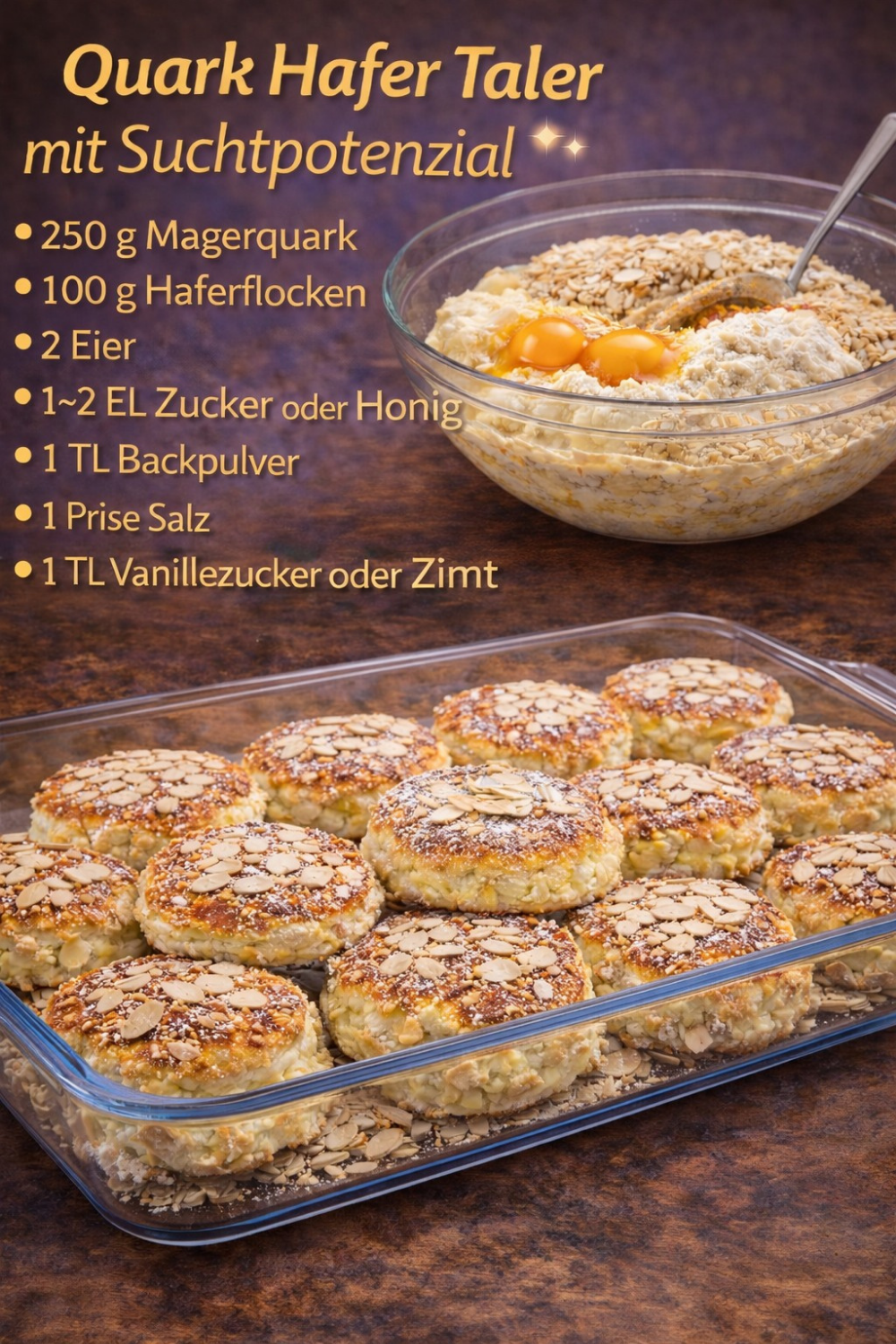 Quark-Hafer-Taler: Gesundes 10-Minuten-Frühstück