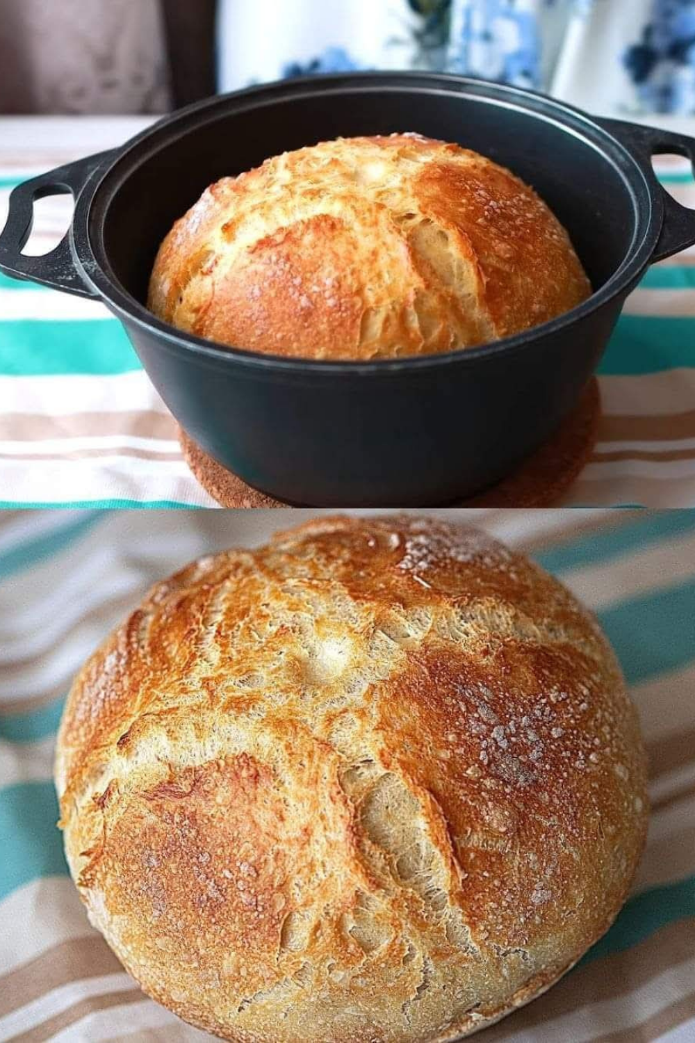 Traditionelles hausgemachtes Brot: Einfach, fluffig & goldgelb